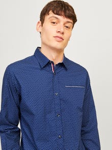 Jack & Jones Slim Fit Společenská košile -Medieval Blue - 12235969