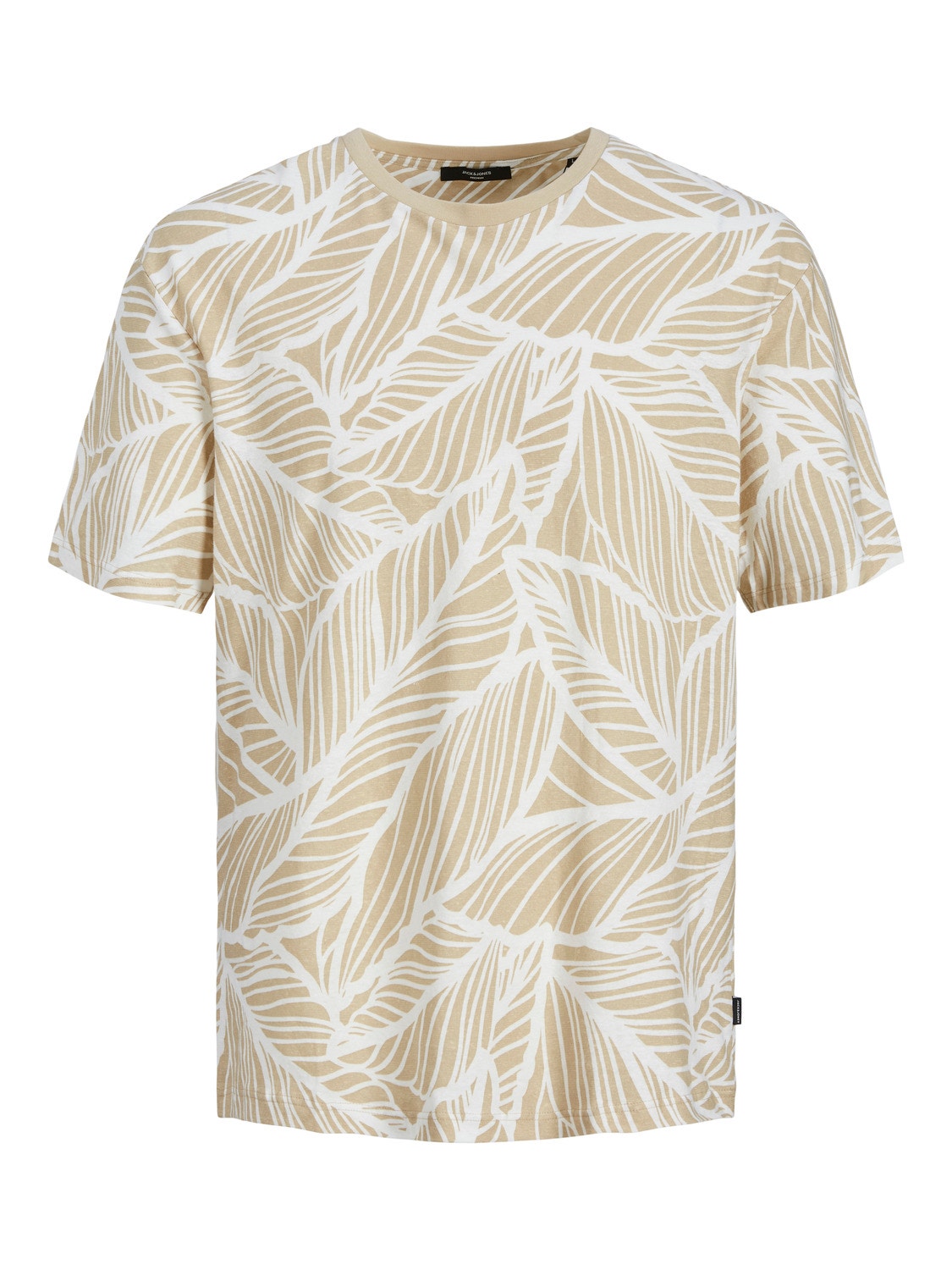 Jack & Jones Camiseta All Over Print Cuello redondo -White Pepper - 12235972