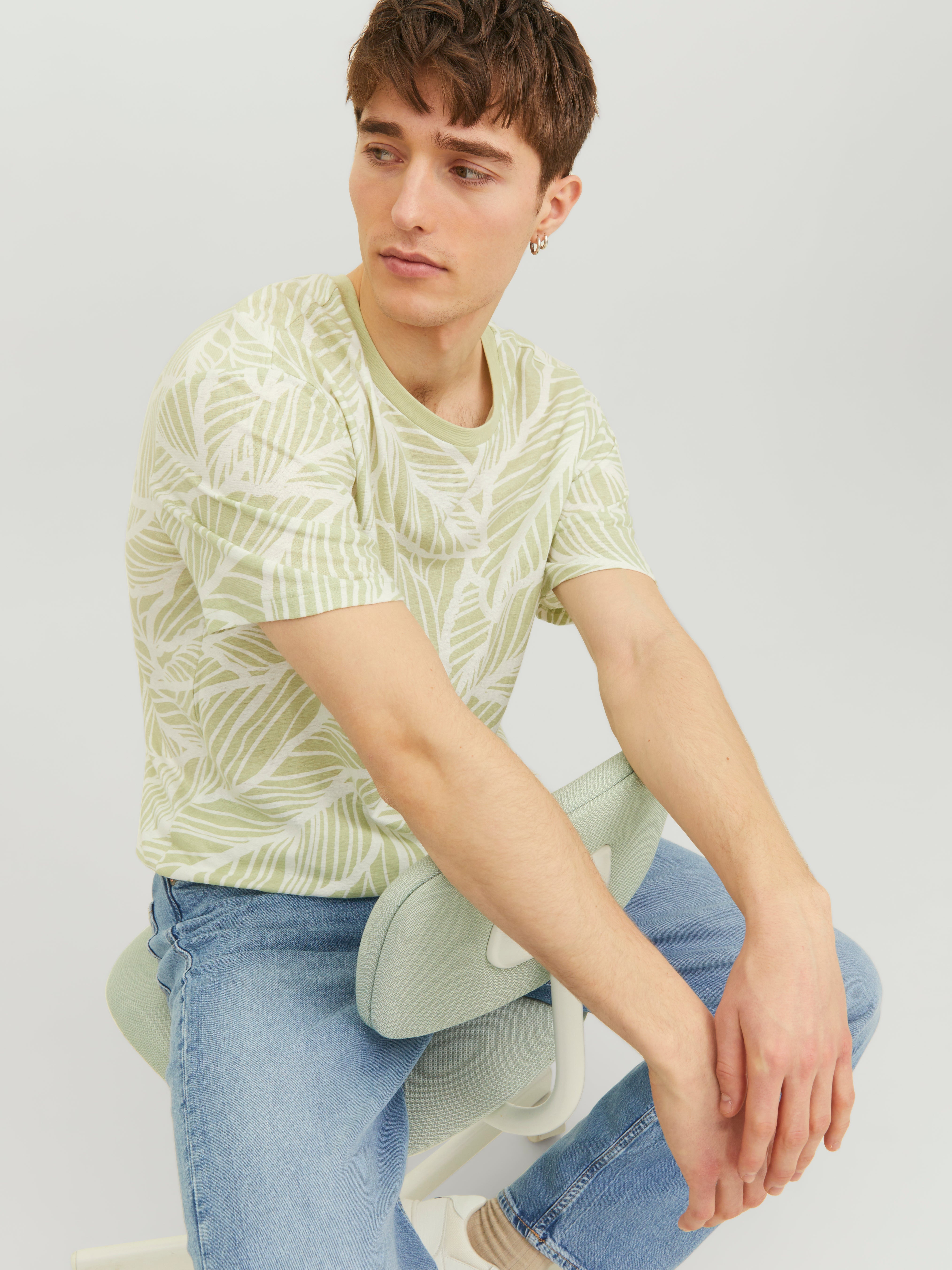 Jack & Jones All Over Print Crew neck T-shirt - 12235972