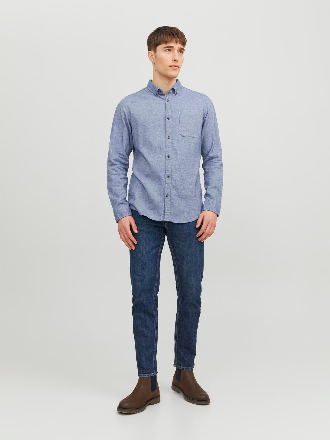 Buy Blue Shirts for Men by YOVISH Online | Ajio.com