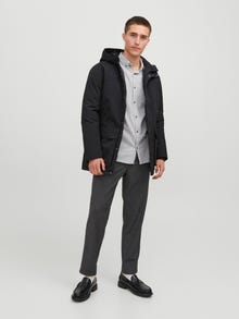 Jack & Jones Camisa Corte slim -Light Grey Melange - 12235974