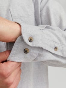 Jack & Jones Camisa Corte slim -Light Grey Melange - 12235974