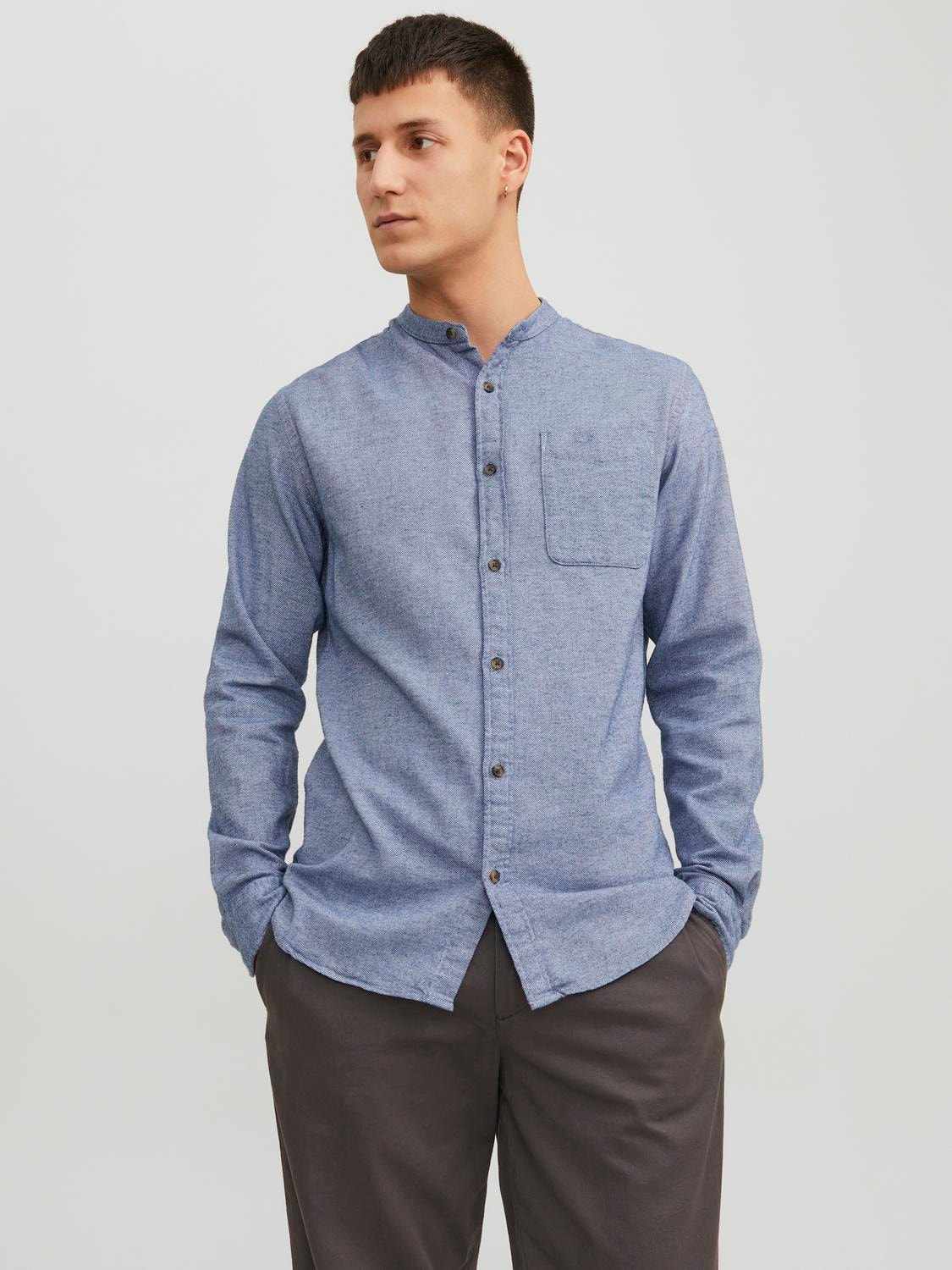 Jack & Jones Camisa informal Comfort Fit -Faded Denim - 12235975