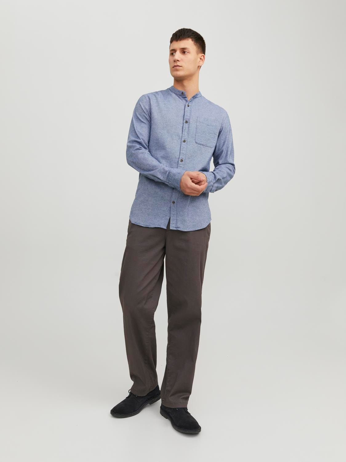 Jack & Jones Camisa informal Comfort Fit -Faded Denim - 12235975