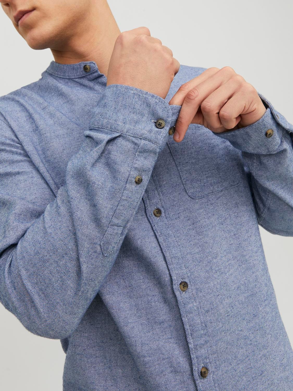 Jack & Jones Comfort Fit Casual skjorte -Faded Denim - 12235975