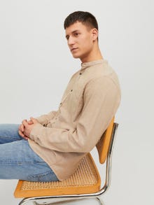 Jack & Jones Mugav lõige Vabaaja särk -Oatmeal - 12235975