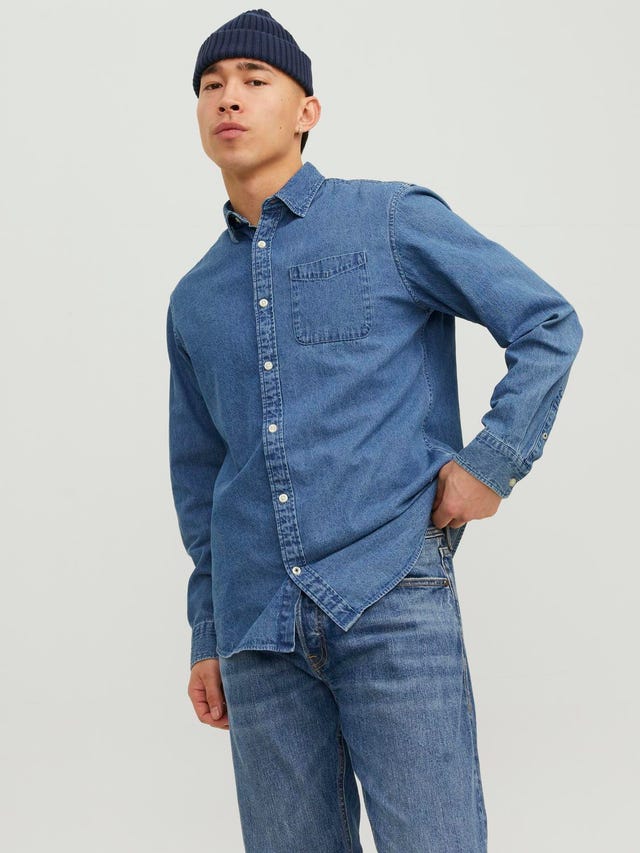 Jack & Jones Camicia in jeans Slim Fit - 12235984