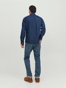 Jack & Jones Slim Fit Denim Shirt -Dark Blue Denim - 12235984