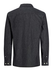 Jack & Jones Slim Fit Džinsiniai marškiniai -Black Denim - 12235984