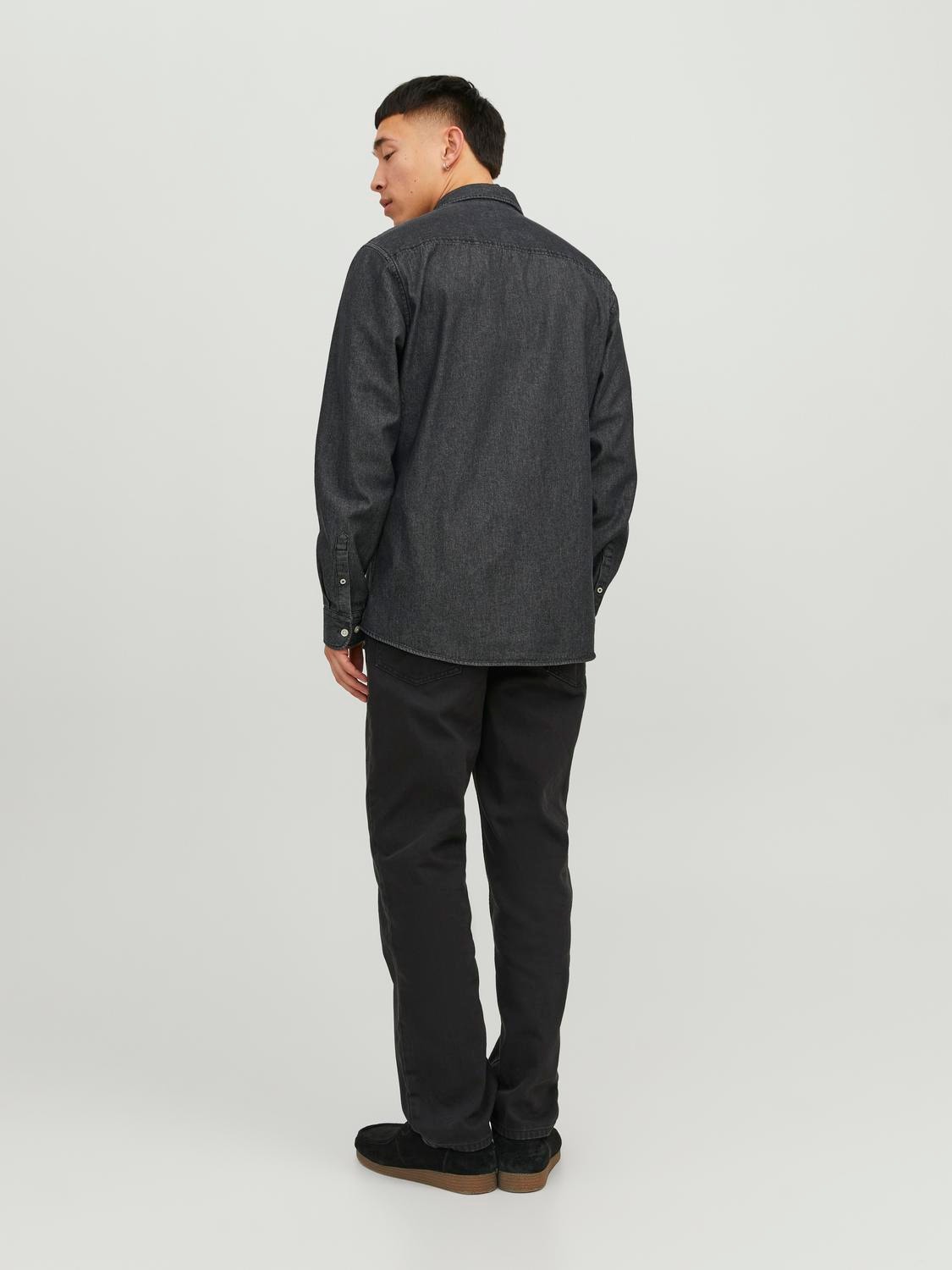 Jack & Jones Slim Fit Denim overhemd -Black Denim - 12235984