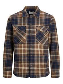 Jack & Jones Comfort Fit Geruit overhemd -Otter - 12235986