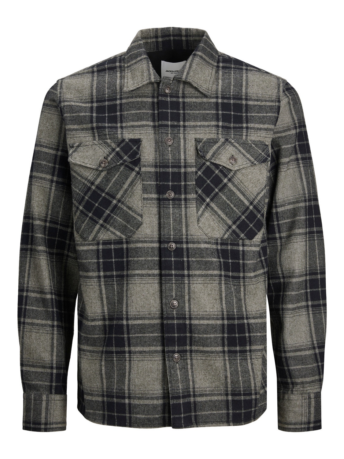 Jack & Jones Camisa de Xadrez Comfort Fit -Sedona Sage - 12235986