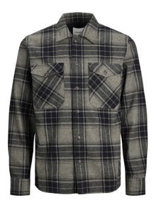 Jack & Jones Comfort Fit Geruit overhemd -Sedona Sage - 12235986