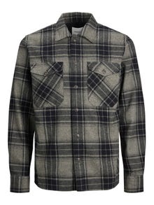 Jack & Jones Comfort Fit Kostkovaná košile -Sedona Sage - 12235986