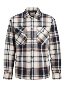 Jack & Jones Camisa de Xadrez Comfort Fit -Cloud Dancer - 12235986