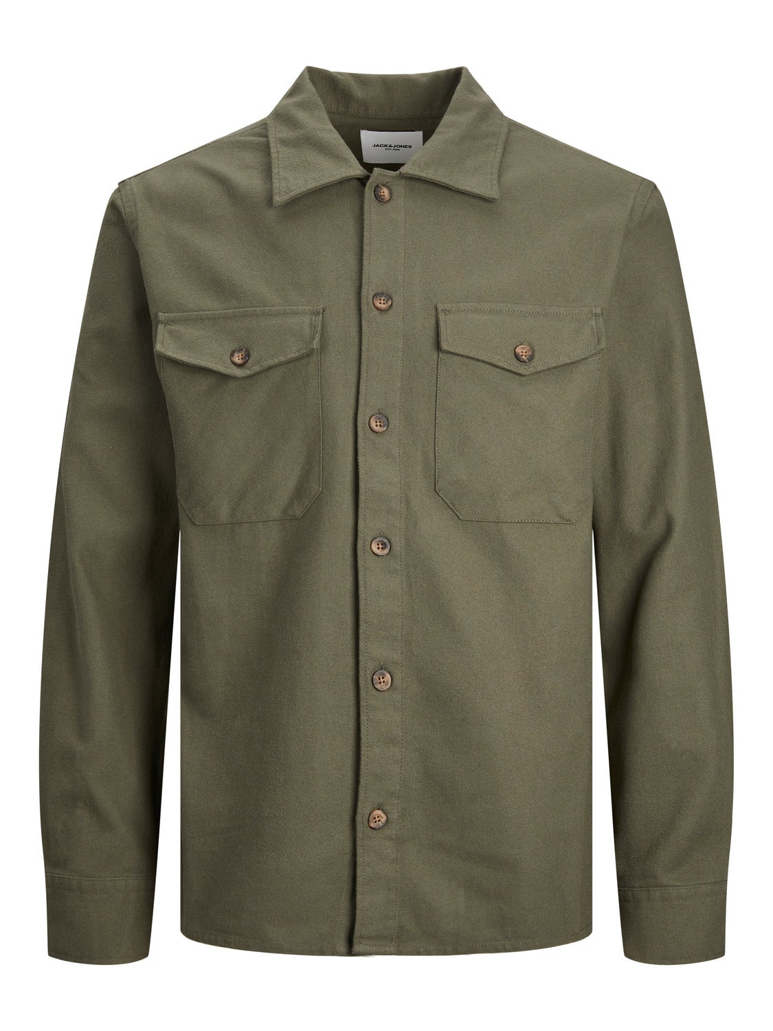 Jack and jones olive sales green shirt