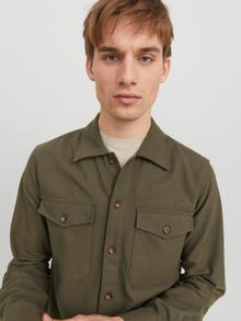 Jack & Jones Comfort Fit Checked shirt -Dusty Olive - 12235986