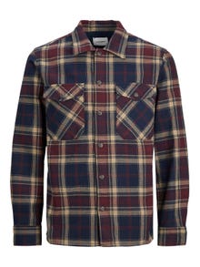 Jack & Jones Camisa de Xadrez Comfort Fit -Port Royale - 12235986