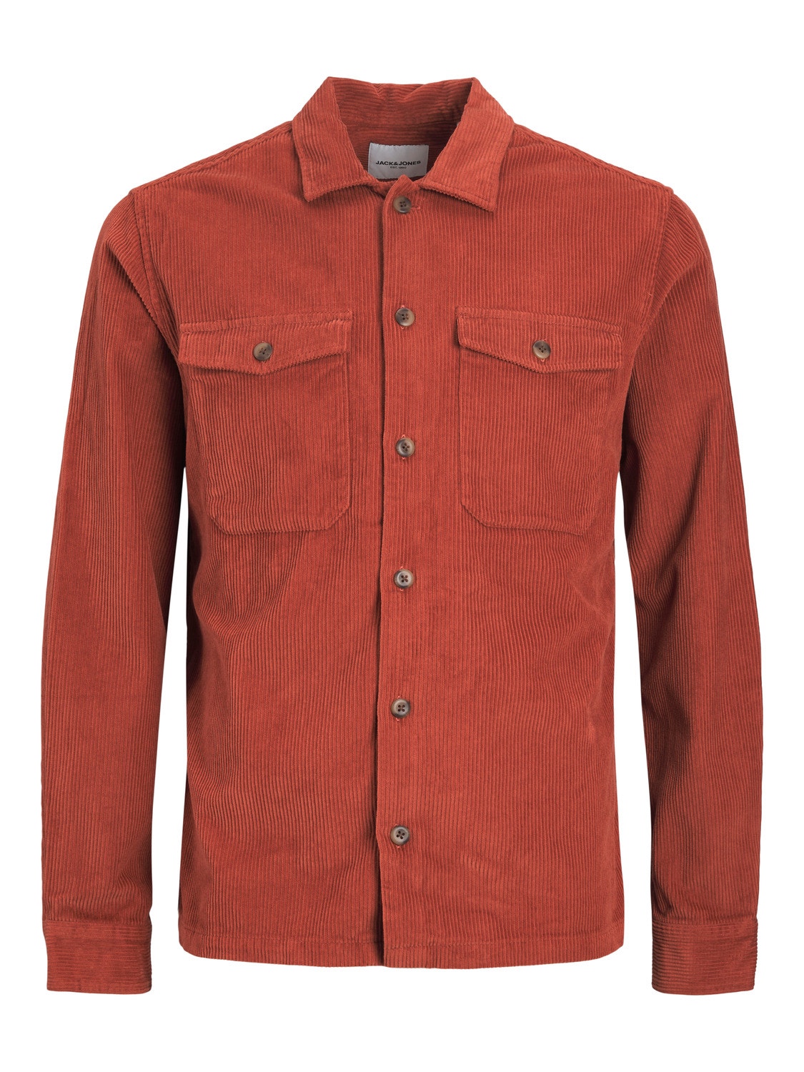 Jack & Jones Comfort Fit Overshirt -Cinnabar - 12235991
