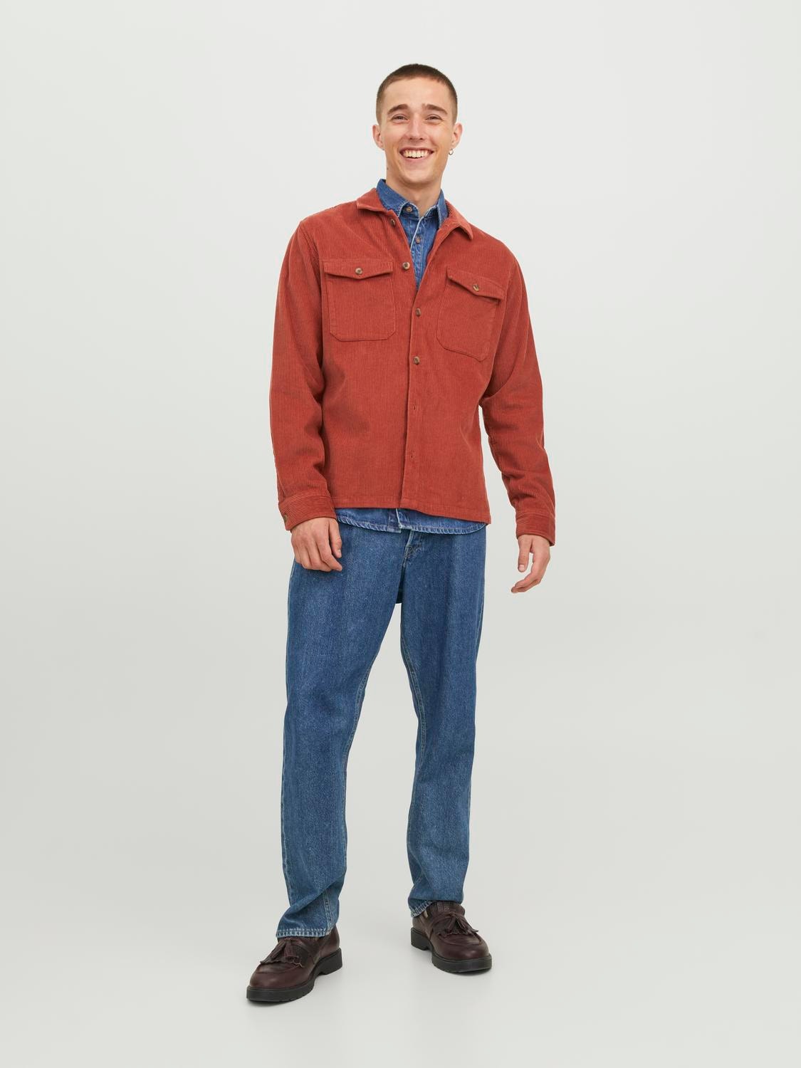 Jack & Jones Comfort Fit Převlékací košile -Cinnabar - 12235991