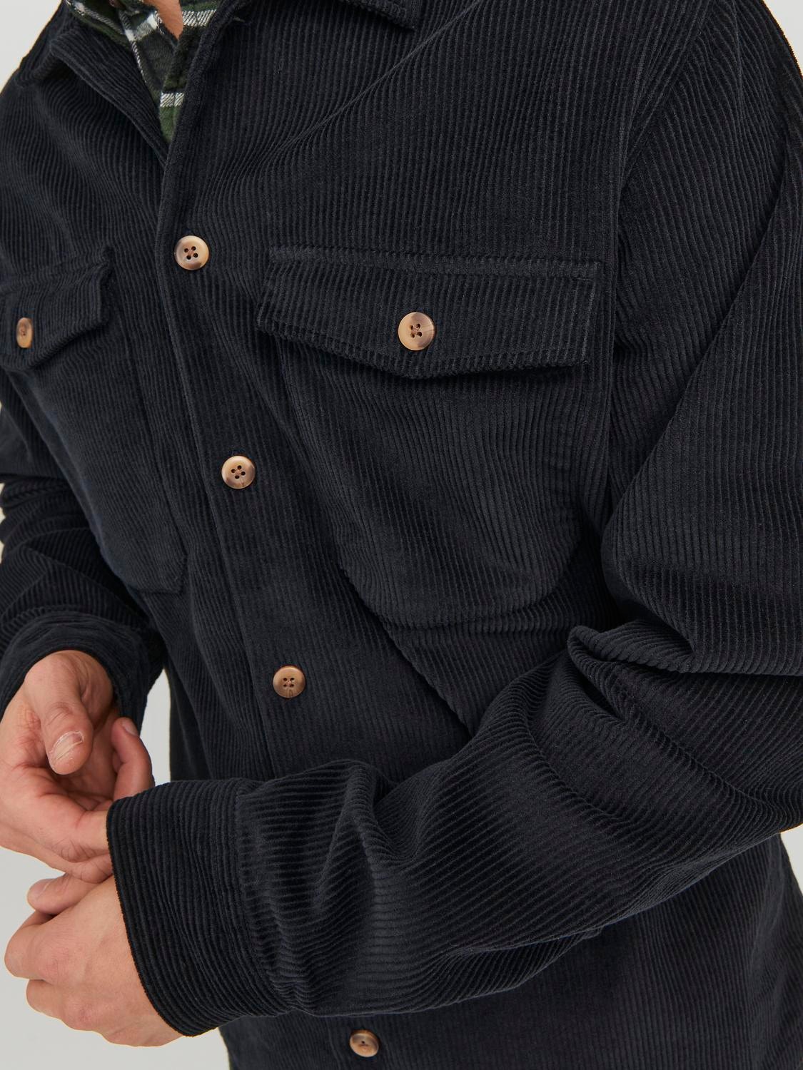 Jack & Jones Comfort Fit Permatomi marškiniai -Black - 12235991