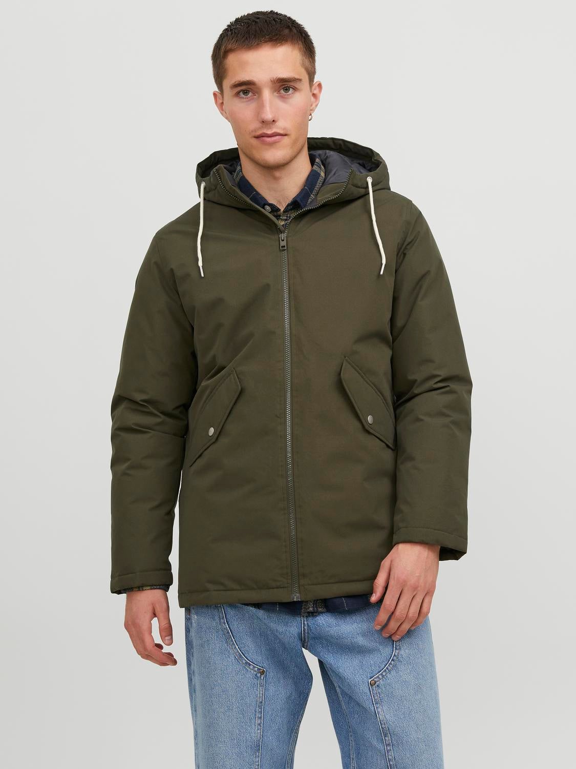 Parkas Morkgron Jack Jones