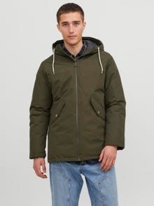 Jack & Jones Parka -Forest Night - 12236010