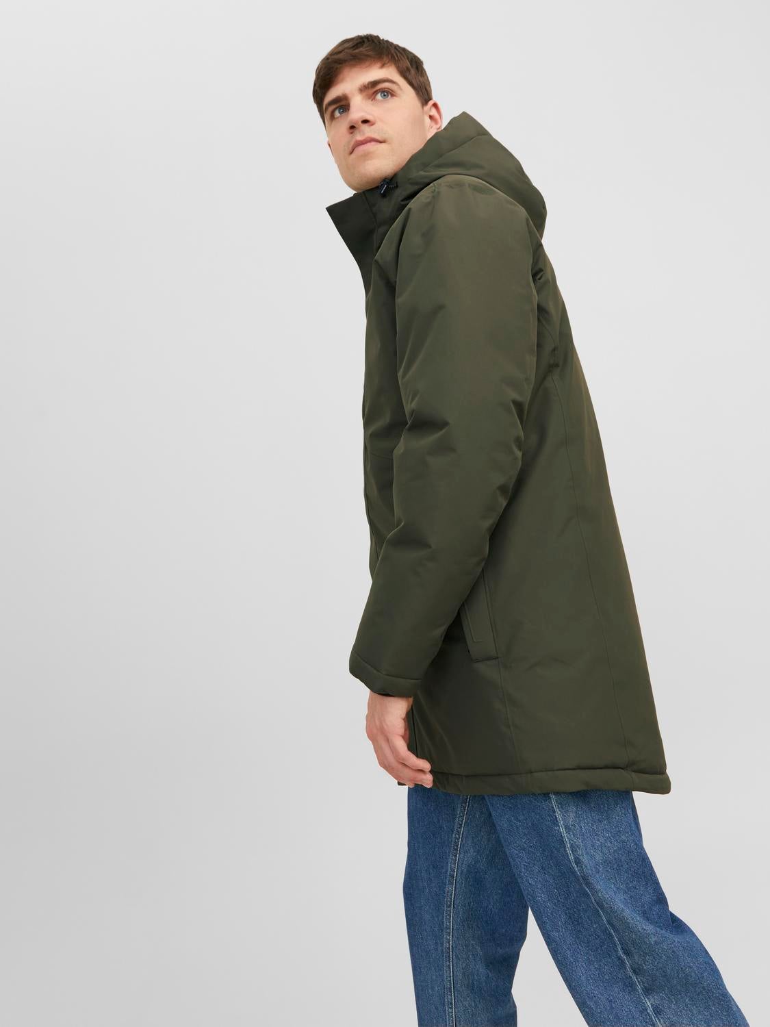 Jack jones green outlet parka