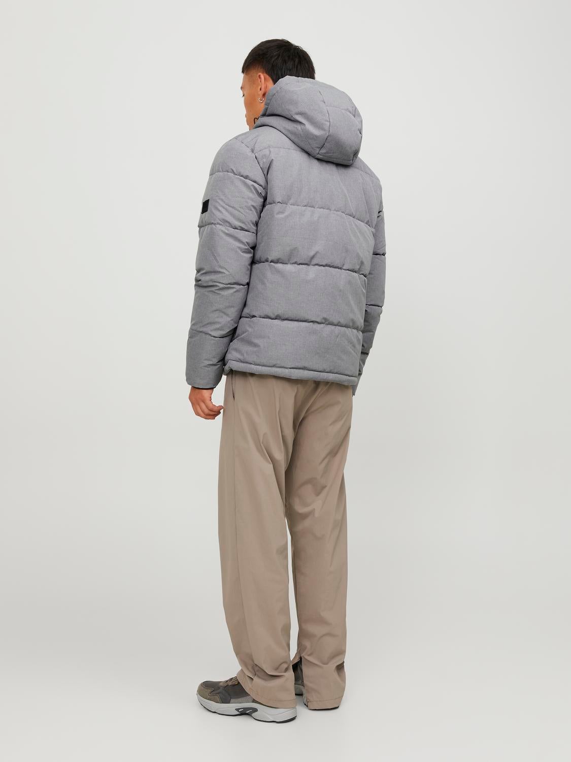 Mens light shop grey puffer jacket