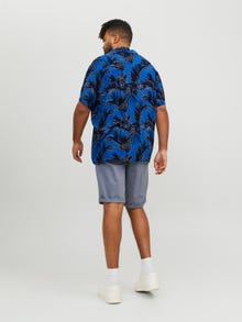 Jack & Jones Plus Size Regular Fit Vapaa-ajan paita -Nautical Blue - 12236059