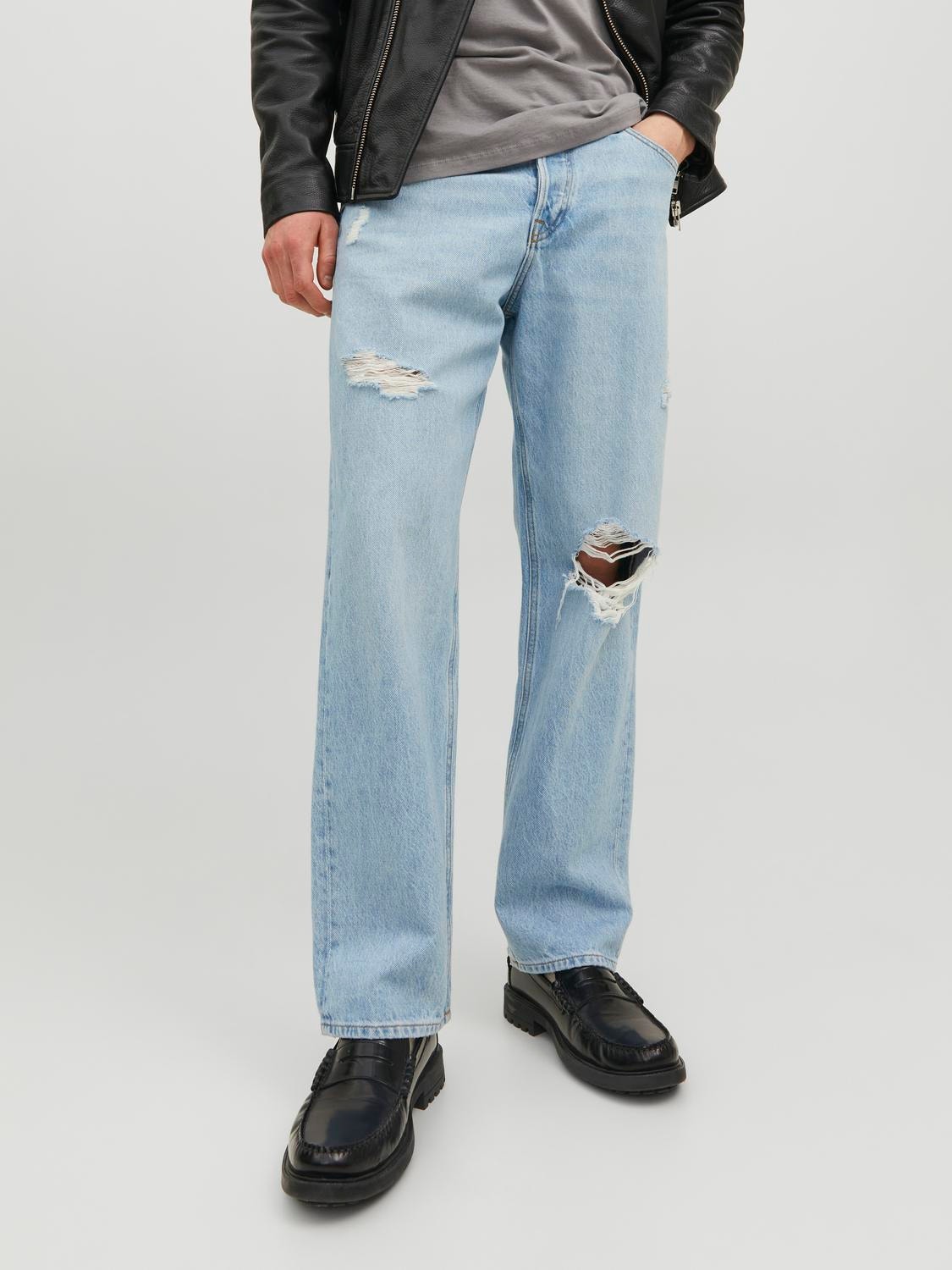 Jack & Jones JJIEDDIE JJORIGINAL SBD 102 Loose fit jeans -Blue Denim - 12236073