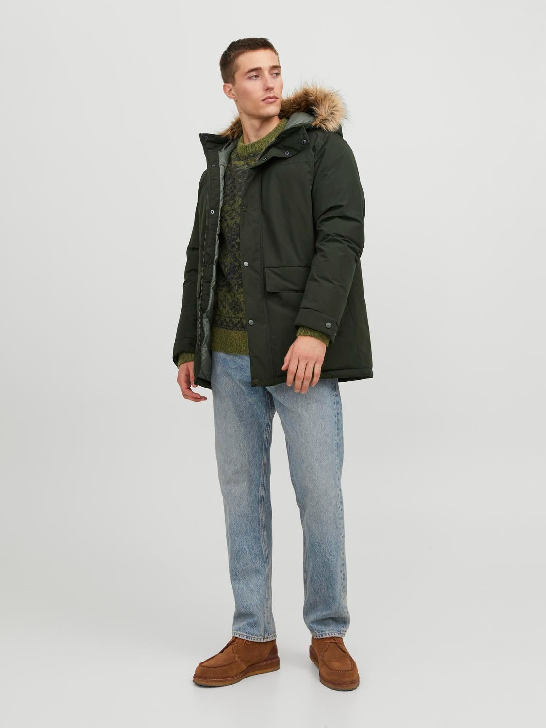 Parka | Dark Green | Jack & Jones® Parka | Dark Green | Jack & Jones®