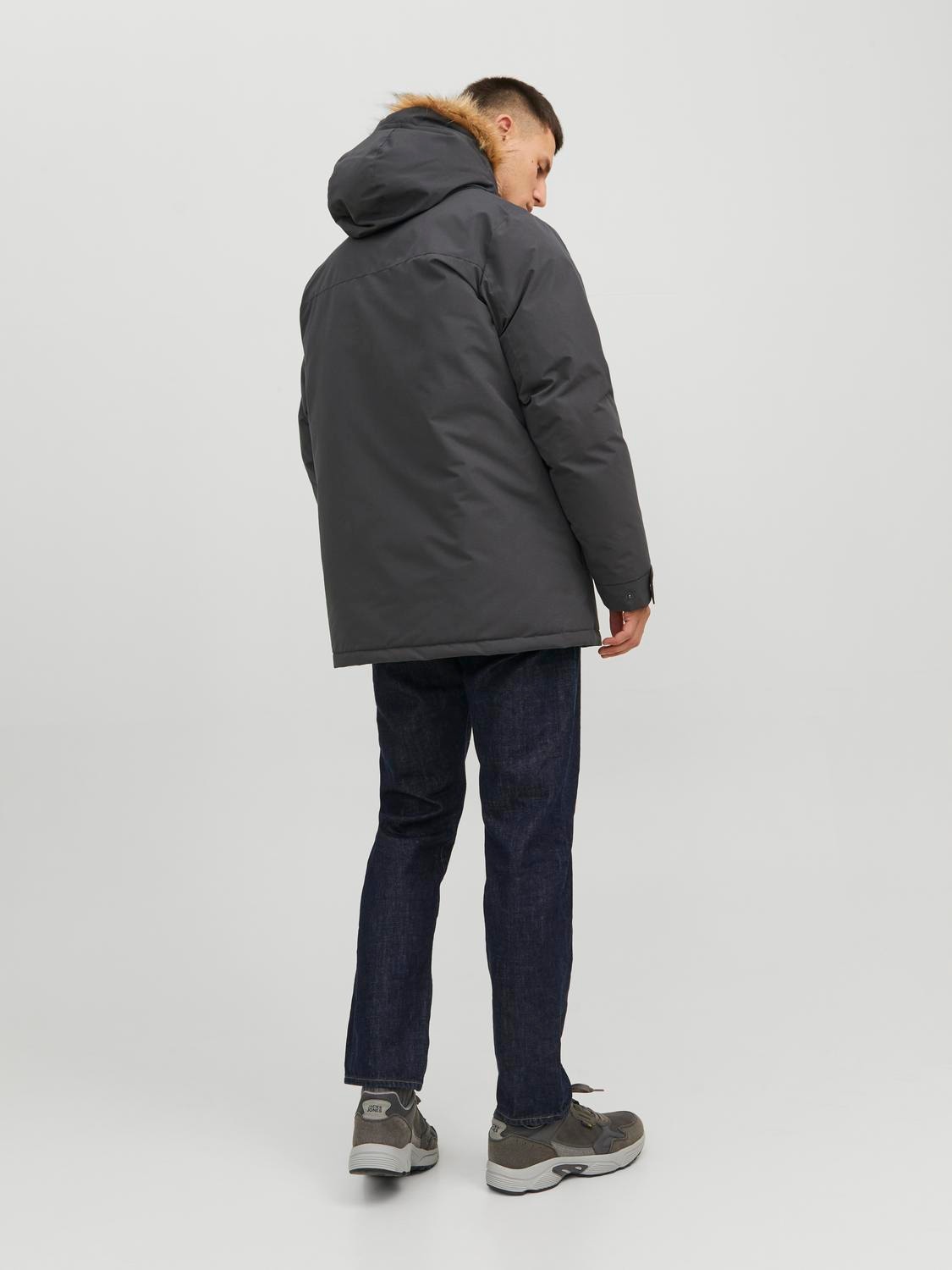 Jack & Jones Parka -Asphalt - 12236096