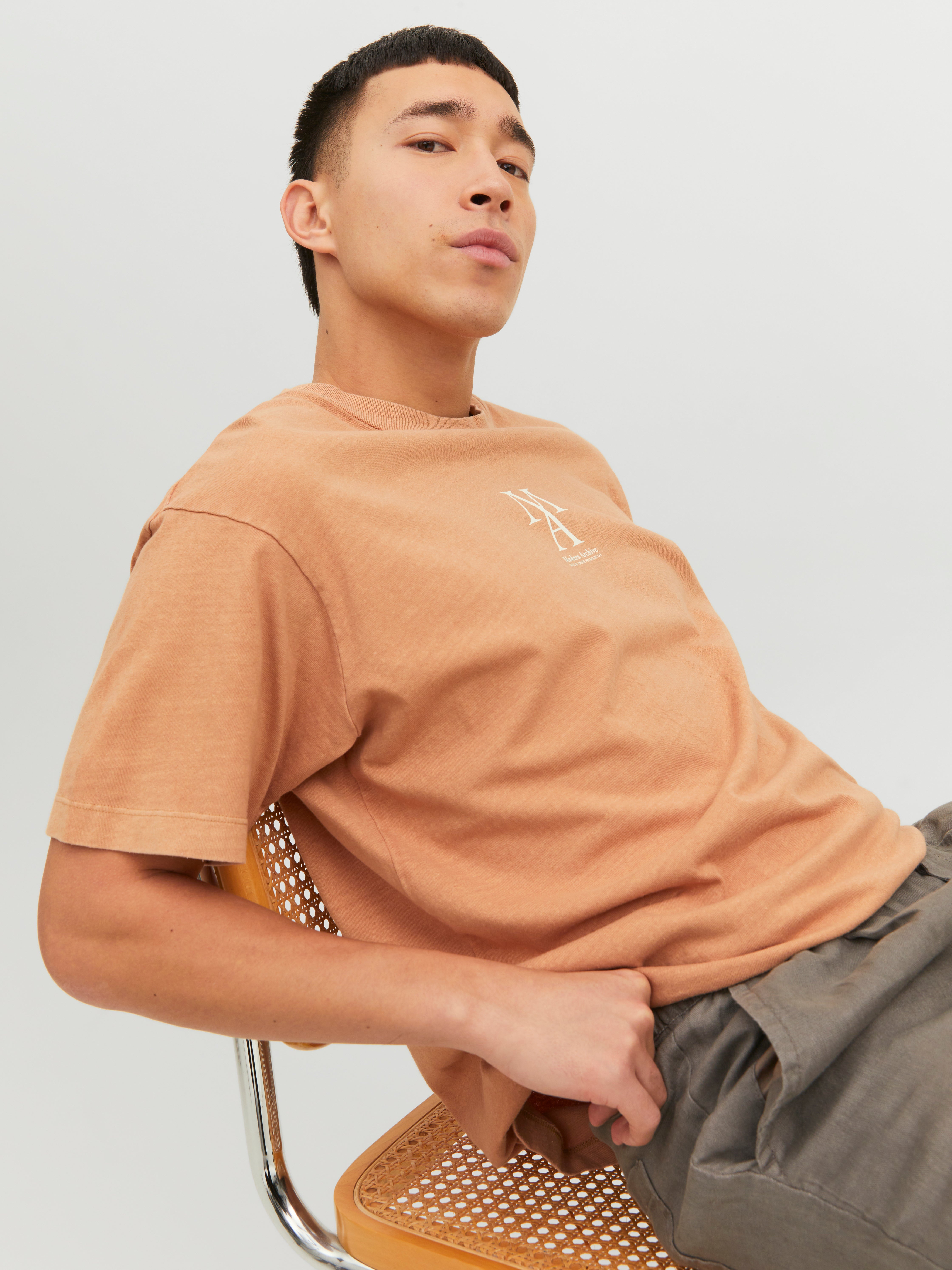 Jack & Jones Printed Crew neck T-shirt - 12236117