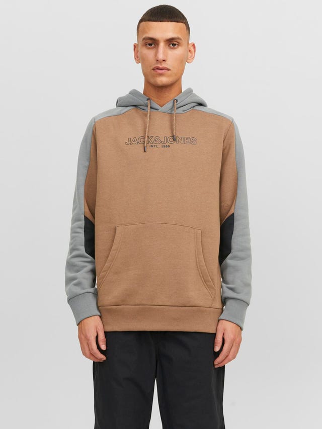 Jack & Jones Colour block Hoodie - 12236153