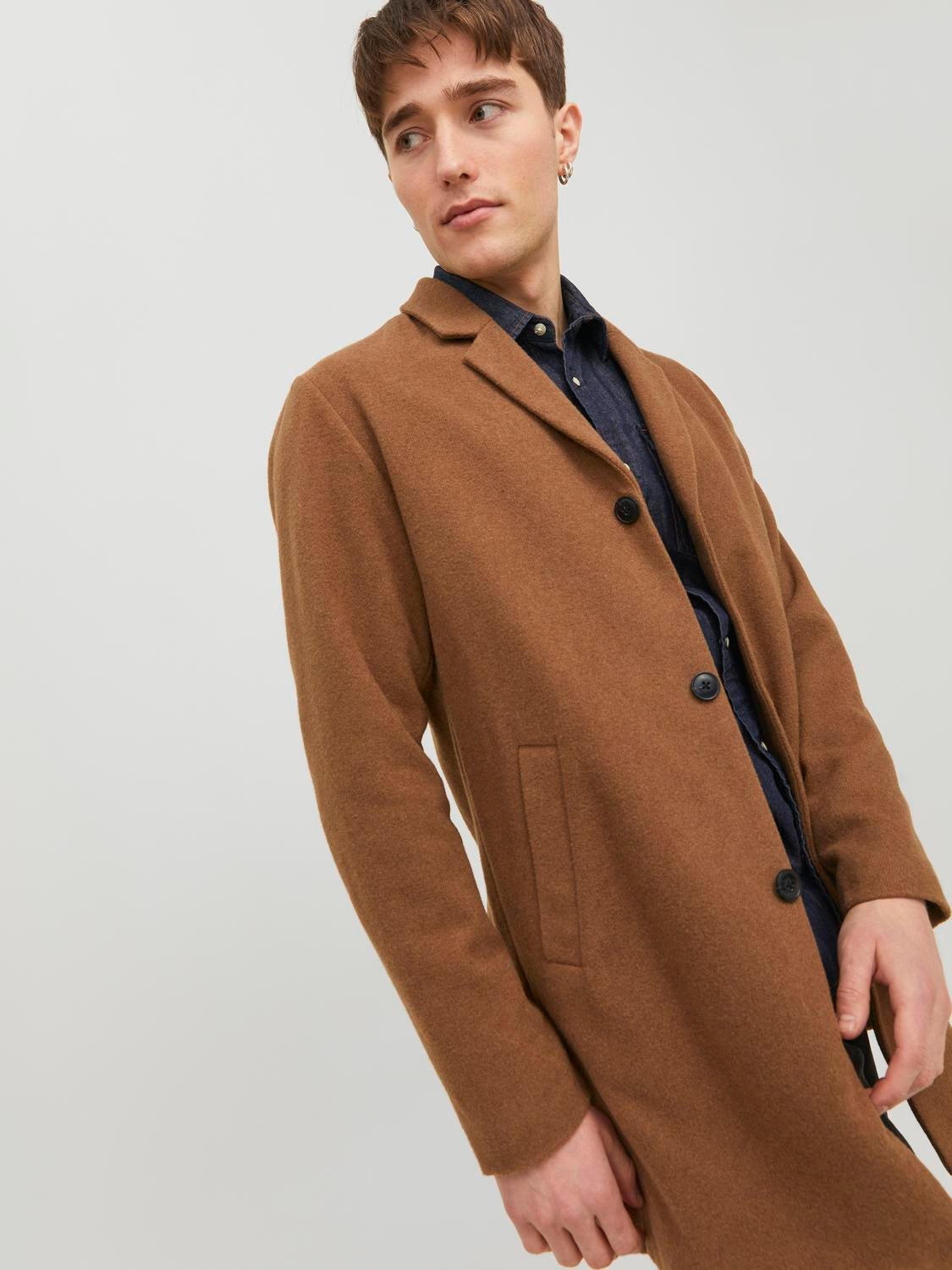 Mens wool cheap coat clearance