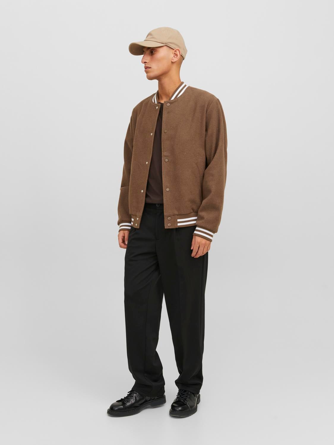 Mens suede baseball on sale jacket