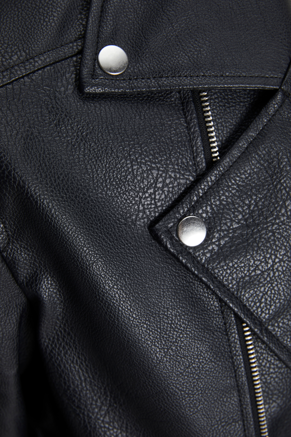 Jack & jones outlet faux leather biker jacket