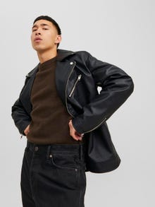 Jack & Jones Faux leather jacket -Black - 12236164