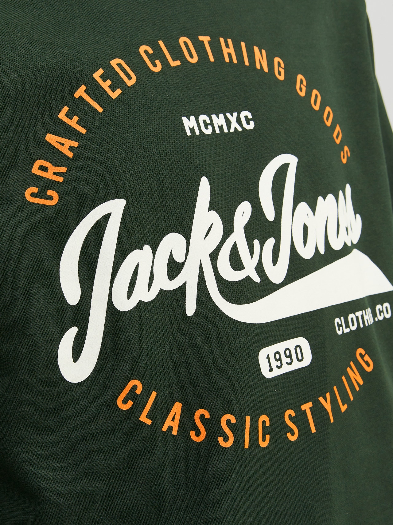 Jack & Jones Logo Meeskonnakaelusega higistamissärk -Mountain View - 12236177