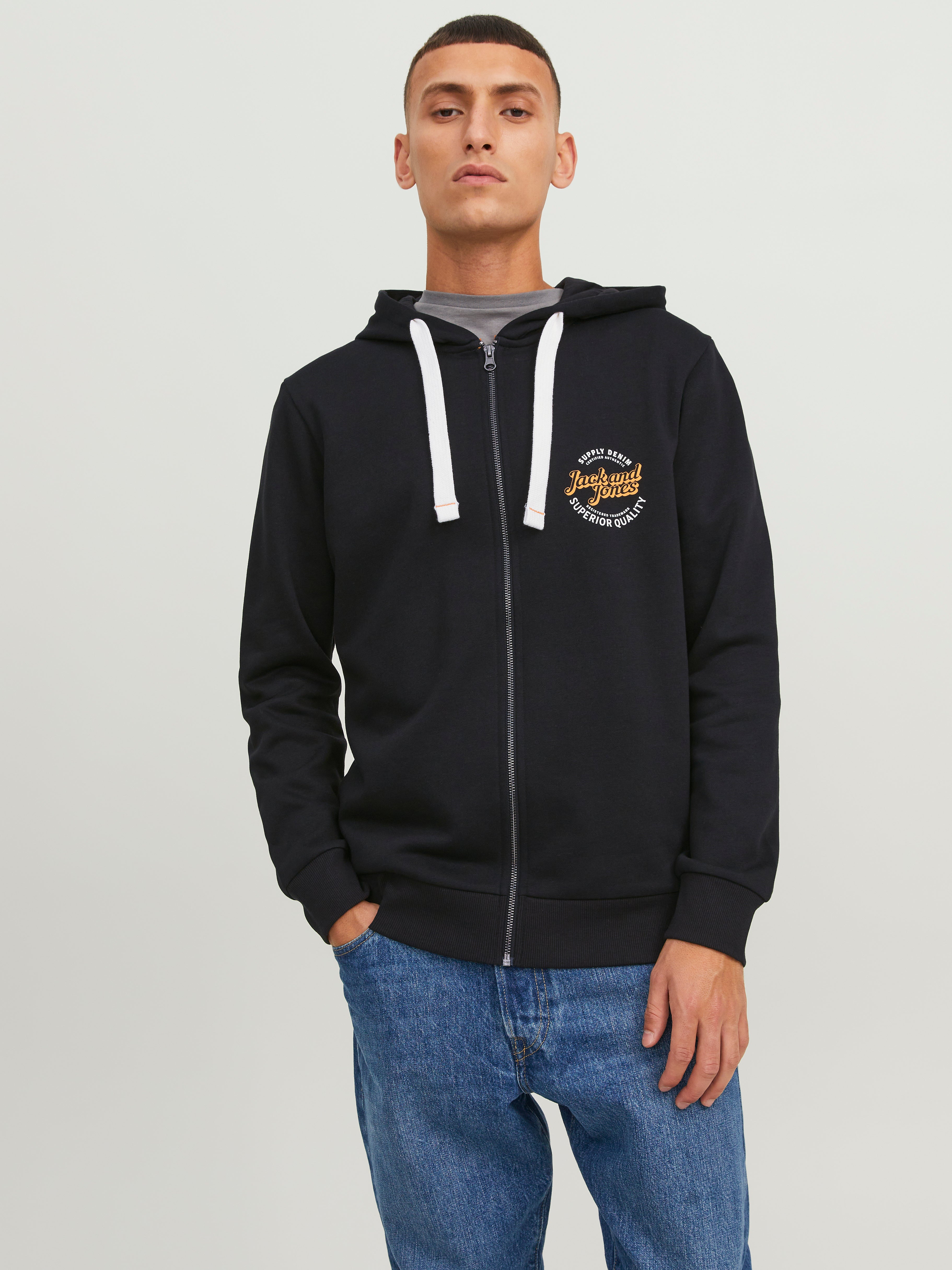 Sudadera cremallera discount jack and jones