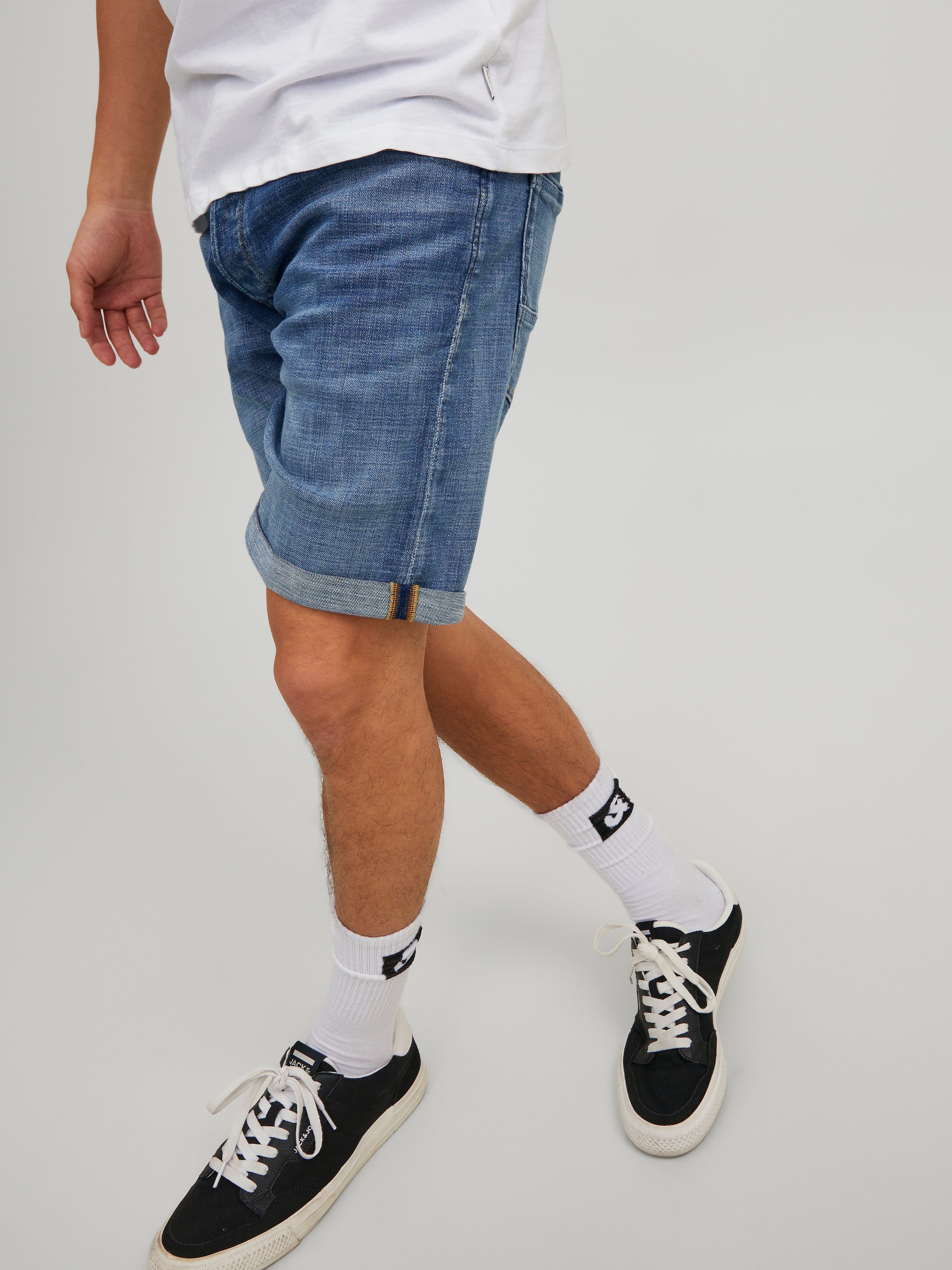 jackjones relaxedfitdenimshorts blue