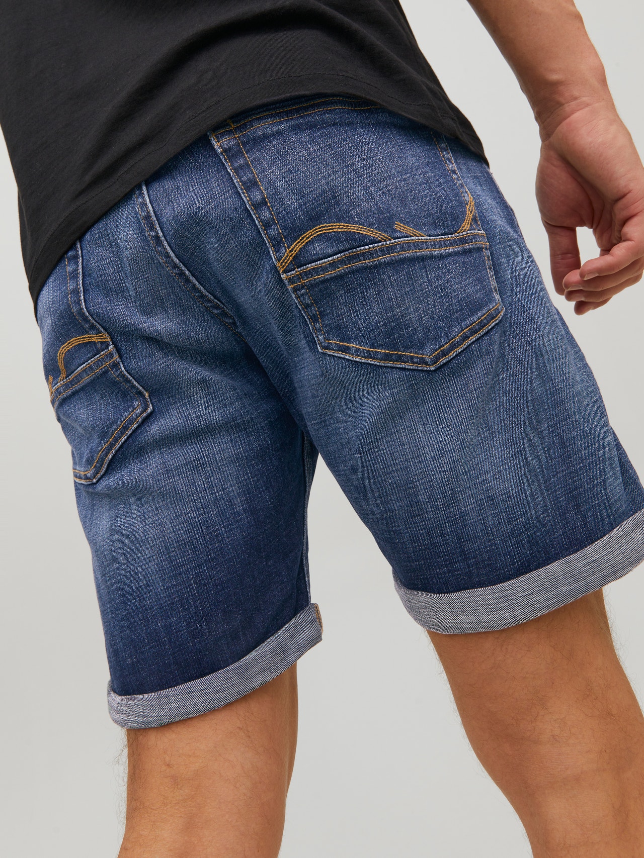 Jack & Jones Relaxed Fit Jeans Shorts -Blue Denim - 12236192