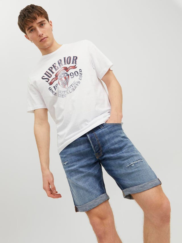 Jack & Jones Relaxed Fit Jeans Shorts - 12236196