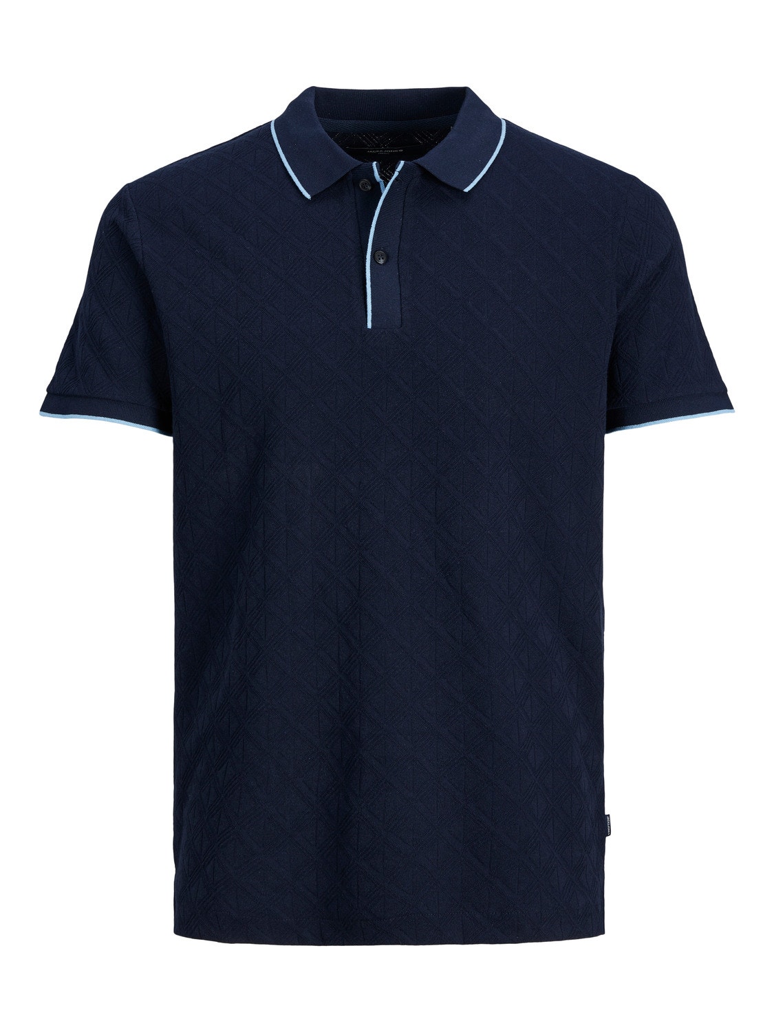 Jack & Jones Effen Overhemd kraag T-shirt -Night Sky - 12236201