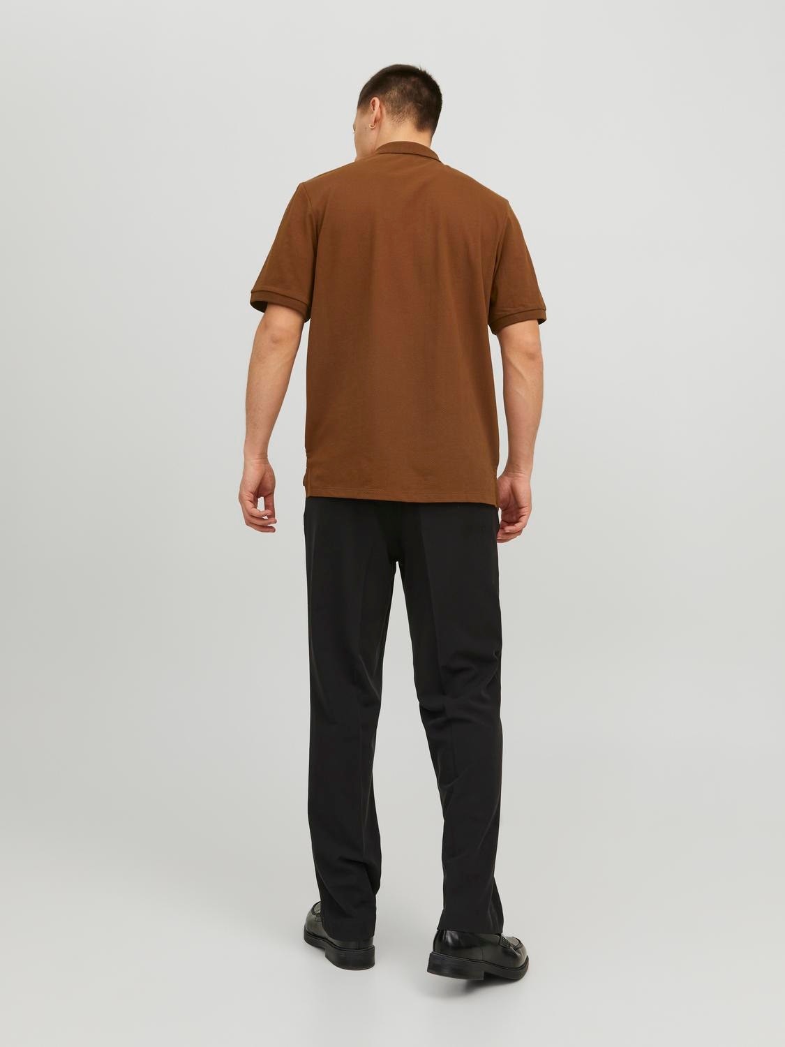 Jack & Jones Effen Overhemd kraag T-shirt -Emperador - 12236235