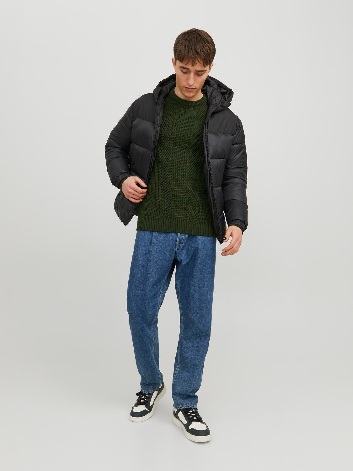 Jack & Jones Effen Gebreide trui met ronde hals -Mountain View - 12236286