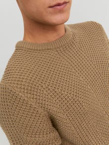 Jack & Jones Pull en maille à col rond -Otter - 12236286