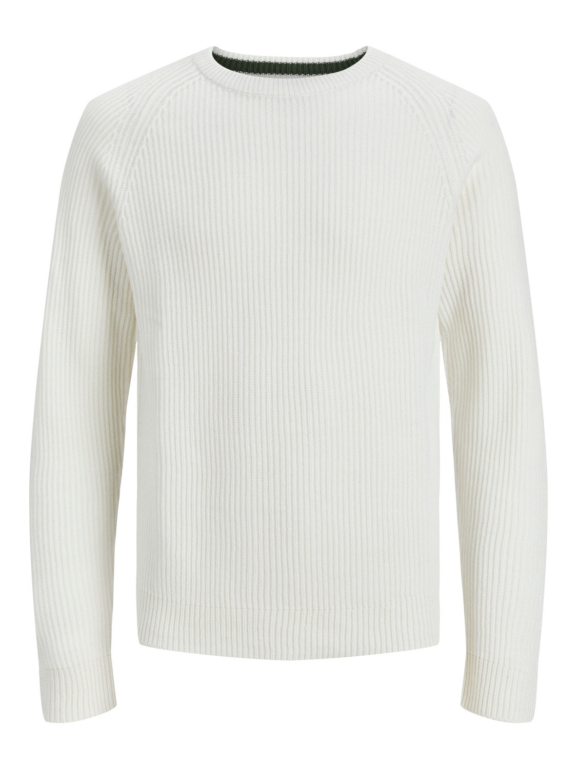 Jack & Jones Effen Gebreide trui met ronde hals -Cloud Dancer - 12236304