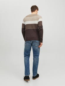 Jack & Jones Einfarbig Strickpullover mit Rundhals -Crockery - 12236304